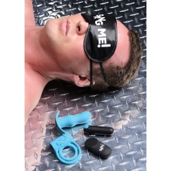 Bang! Duo Blast Remote Control Cock Ring & Butt Plug Vibe Kit - Blue