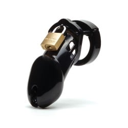 CB-6000 3 1/4" Cock Cage & Lock Set - Black