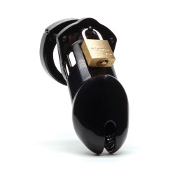 CB-6000 3 1/4" Cock Cage & Lock Set - Black