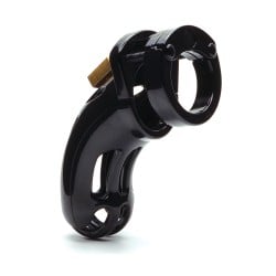 CB-6000 3 3/4" Curved Cock Cage & Lock Set - Black