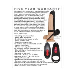 Zero Tolerance Vibrating Girth Enhancer Extension - Black