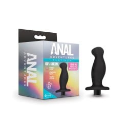 Blush Anal Adventures Platinum Silicone Vibrating Prostate Massager 02 -Black