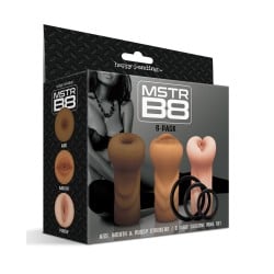 MSTR B8 Stroker Set w/C-Rings - Assorted Pack of 3