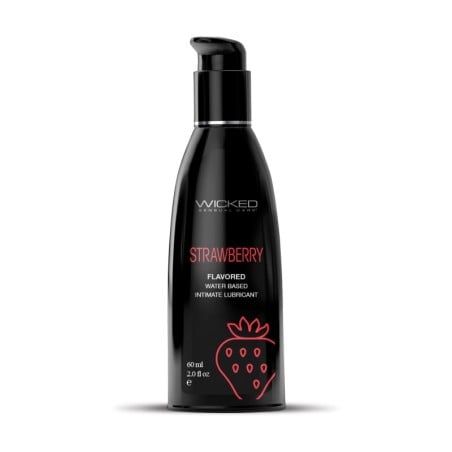 Wicked Sensual Care Water Based Lubricant - 2 oz Strawberry