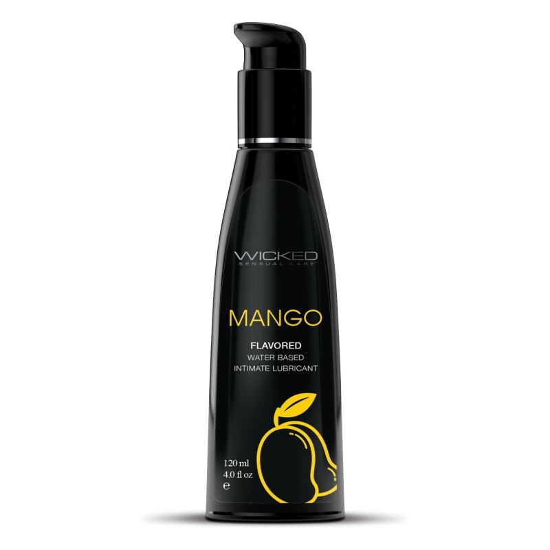 Wicked Sensual Care Water Based Lubricant - 4 oz Mango Wicked Sensual Care Water Based Lubricant - 4 oz Mango