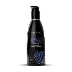 Wicked Sensual Care Water Based Lubricant - 2 oz Blueberry Muffin