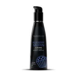 Wicked Sensual Care Water Based Lubricant - 4 oz Blueberry Muffin