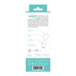 VeDo Wini Rechargeable Mini Wand - Tease Me Turquoise