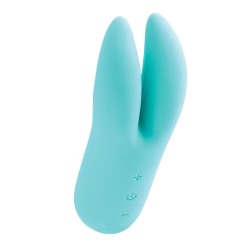 VeDo Kitti Rechargeable Dual Vibe - Tease Me Turquoise