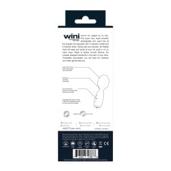 VeDo Wini Rechargeable Mini Wand - Just Black