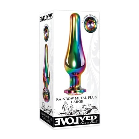 Evolved Rainbow Metal Plug - Large
