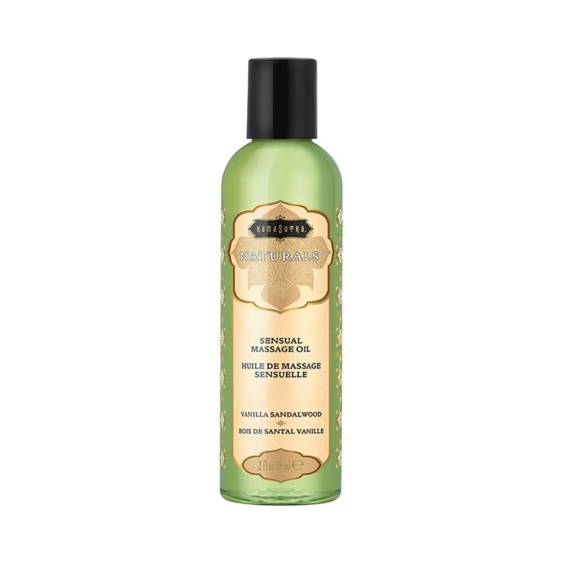 Kama Sutra Naturals Massage Oil - 2 oz Vanilla Sandalwood Kama Sutra Naturals Massage Oil - 2 oz Vanilla Sandalwood