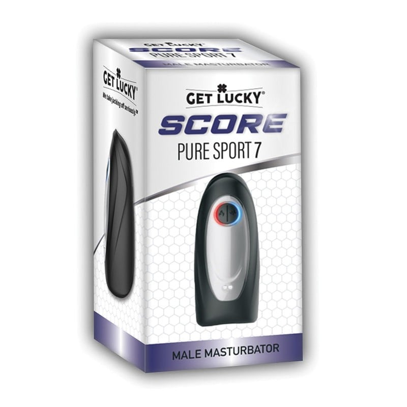 Voodoo Get Lucky Score Pure Sport 7 Masturbator - Black Voodoo Get Lucky Score Pure Sport 7 Masturbator - Black