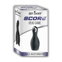 Voodoo Get Lucky Score Head Game Masturbator - Black