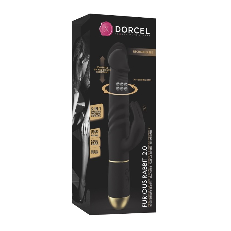 Dorcel Thrusting & Spinning Furious Rabbit 2.0 - Black Dorcel Thrusting & Spinning Furious Rabbit 2.0 - Black