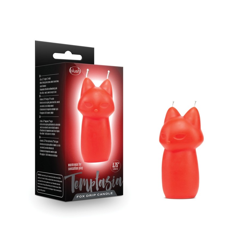 Blush Temptasia Fox Drip Candle - Red Blush Temptasia Fox Drip Candle - Red