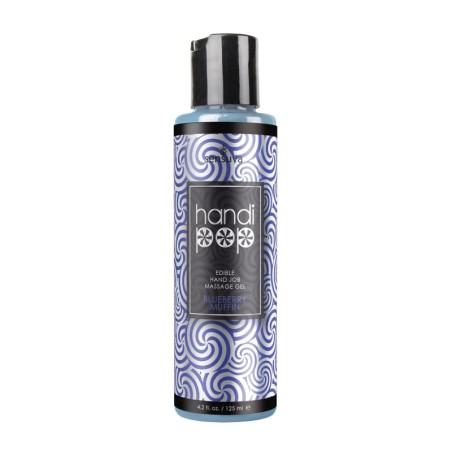 Handipop Hand Job Massage Gel - 4.2 oz Bottle Blueberry Muffin