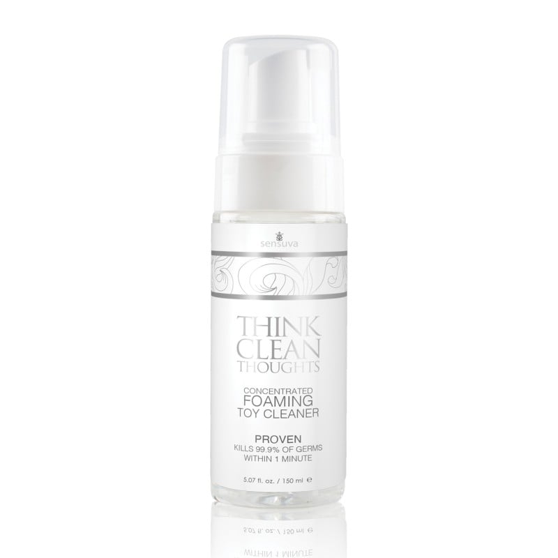 Sensuva Think Clean Thoughts Foaming Toy Cleaner - 5.07 oz Sensuva Think Clean Thoughts Foaming Toy Cleaner - 5.07 oz
