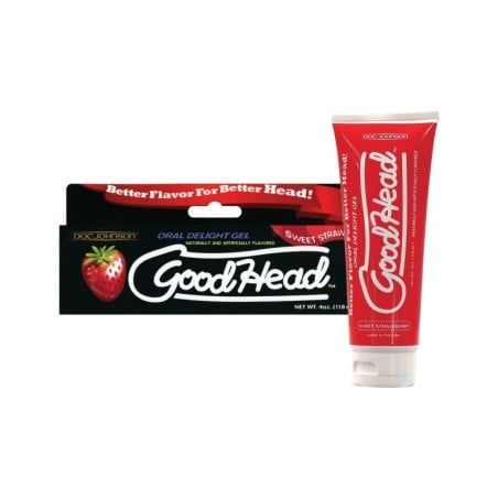 Good Head Oral Gel - 4 oz Sweet Strawberry