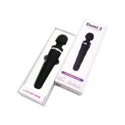 Lovense Domi 2 Flexible Rechargeable Mini Wand - Black