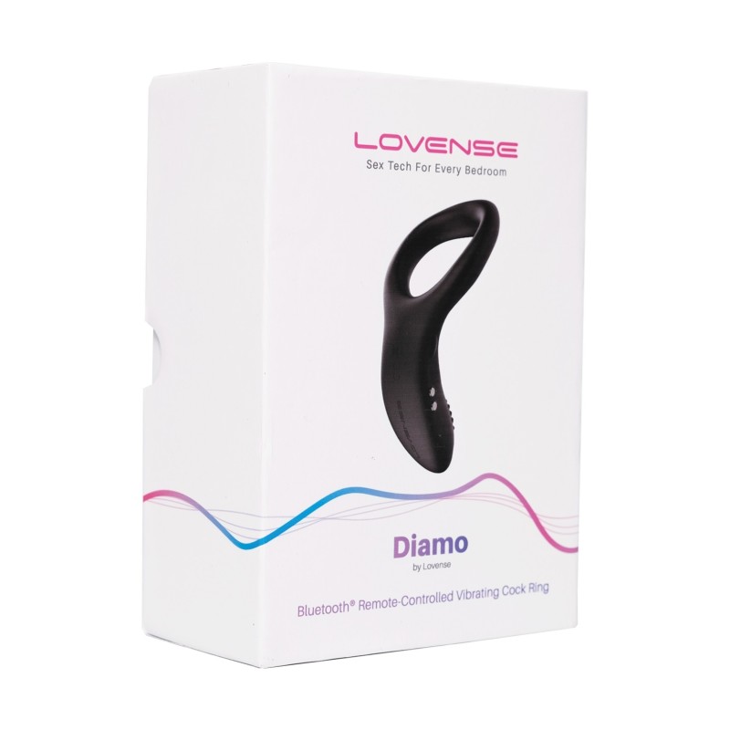 Lovense Diamo Cock Ring - Black Lovense Diamo Cock Ring - Black