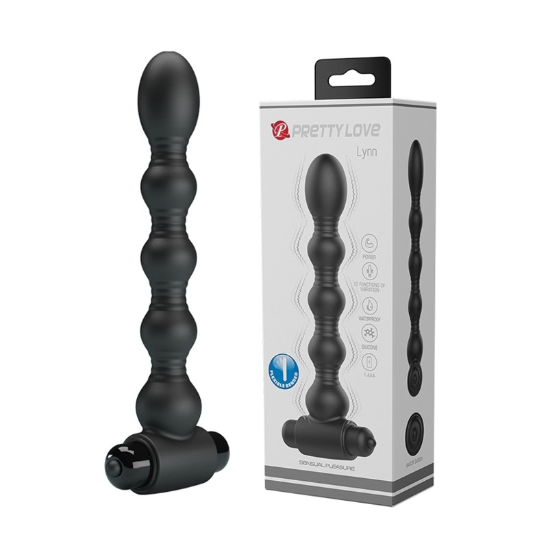 Pretty Love Lynn Vibrating Beads - Black Pretty Love Lynn Vibrating Beads - Black