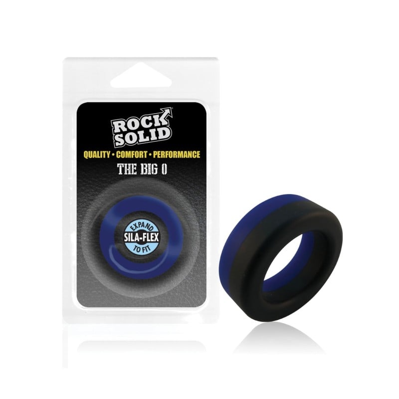 Rock Solid Big O Ring - Black/Blue Rock Solid Big O Ring - Black/Blue