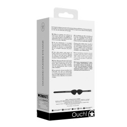 Shots Ouch Diamond Studded Eye Mask - Black