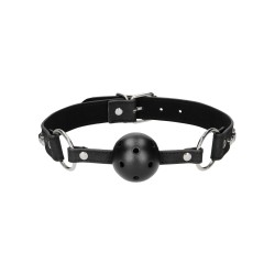 Shots Ouch Diamond Breathable Ball Gag - Black