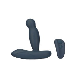 Lux Active Revolve 4.5" Rotating & Vibrating Anal Massager - Dark Blue