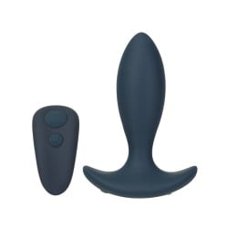 Lux Active Throb Anal Pulsating Massager w/Remote - Dark Blue