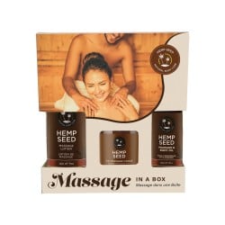 Earthly Body Holiday/Valentines Hemp Seed Massage in a Box - Asst. Isle of You