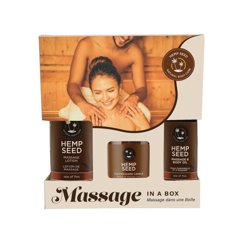 Earthly Body Holiday/Valentines Hemp Seed Massage in a Box - Asst. Isle of You Earthly Body Holiday/Valentines Hemp Seed Massage in a Box - Asst. Isle of You