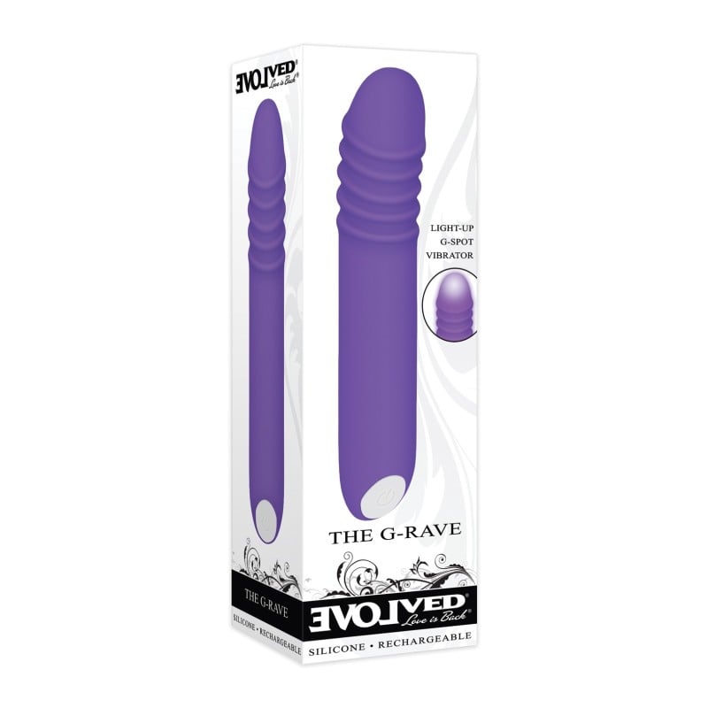 Evolved The G-Rave Light Up Vibrator - Purple Evolved The G-Rave Light Up Vibrator - Purple