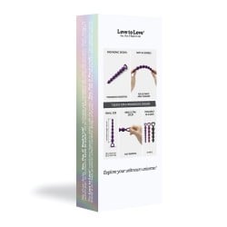 Love to Love Bing Bang Anal Beads - Violet Small