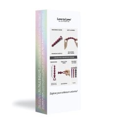 Love to Love Bing Bang Anal Beads - Prune Medium