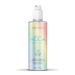 Wicked Sensual Care Aqua Special Edition Water Based Lubricant - 4 oz
