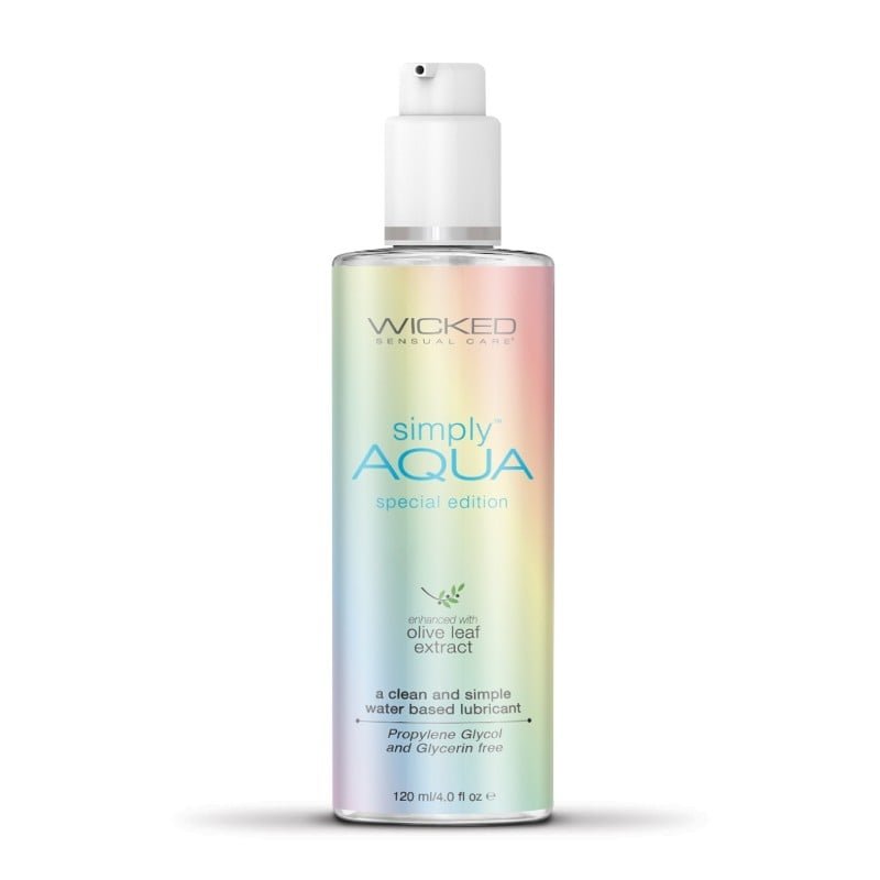 Wicked Sensual Care Aqua Special Edition Water Based Lubricant - 4 oz Wicked Sensual Care Aqua Special Edition Water Based Lubricant - 4 oz