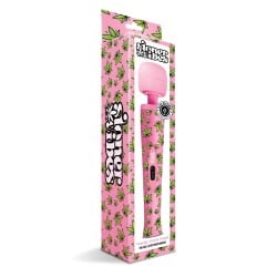 Stoner Vibes Wacky Weed Wand Massager - Pink Kush