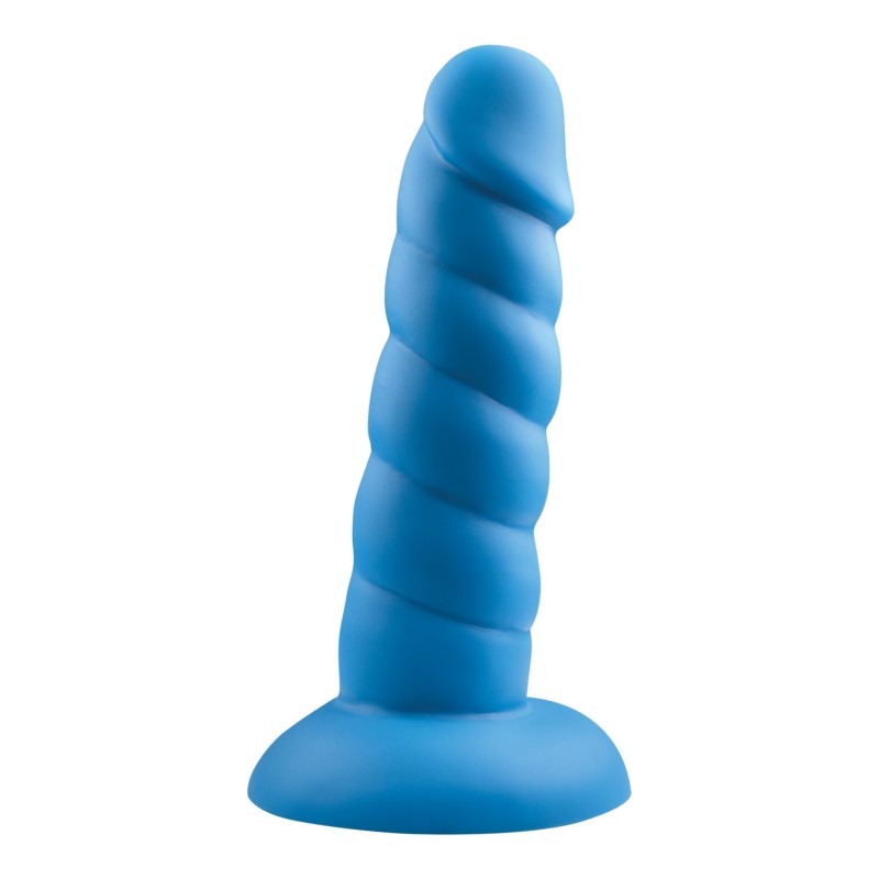 Rock Candy Suga Daddy 5.5" Silicone Dildo - Blue Rock Candy Suga Daddy 5.5" Silicone Dildo - Blue