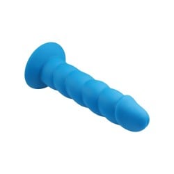 Rock Candy Suga Daddy 7" Silicone Dildo - Blue