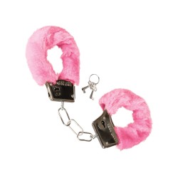 Playful Furry Cuffs - Pink