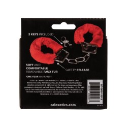 Playful Furry Cuffs - Red