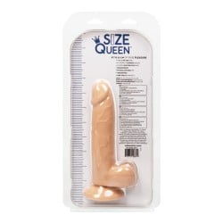 Size Queen 6" Dildo - Ivory