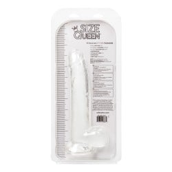 Size Queen 8" Dildo - Clear