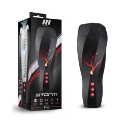 Blush M for Men Storm Suction Powered Stroker - Clear