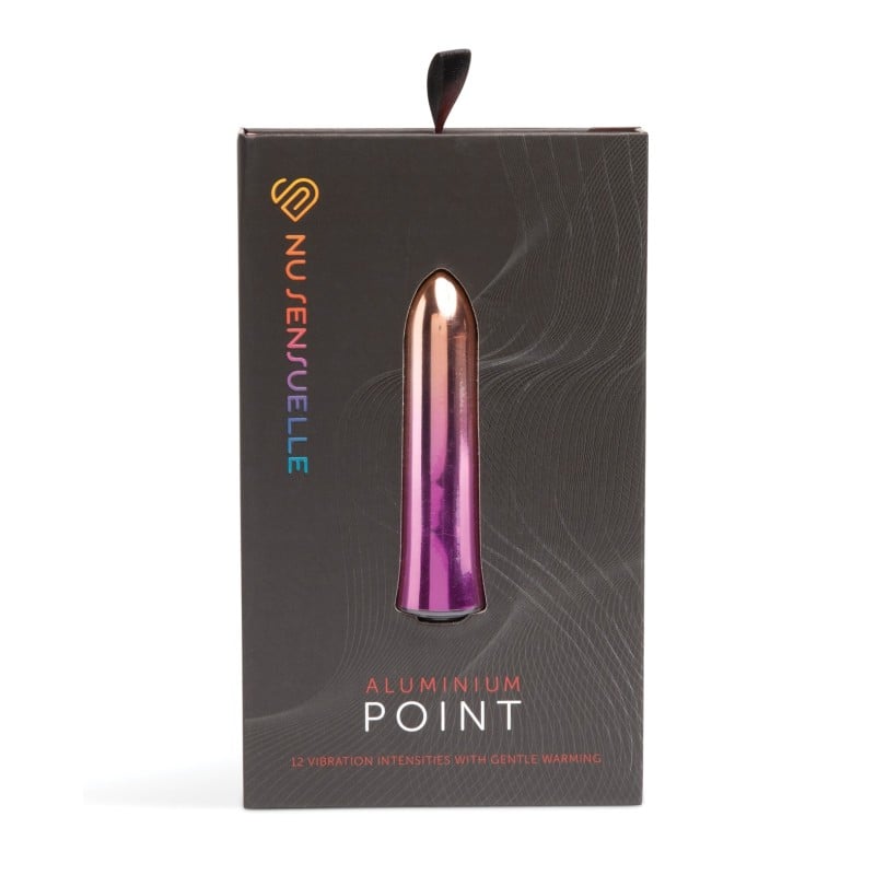Nu Sensuelle Aluminium Point Rechargeable Bullet - Multicolor Nu Sensuelle Aluminium Point Rechargeable Bullet - Multicolor