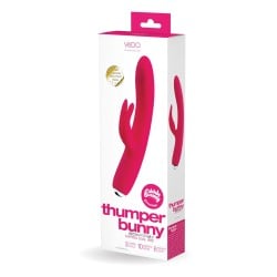 VeDo Thumper Bunny Rechargeable Dual Vibe - Pretty in Pink