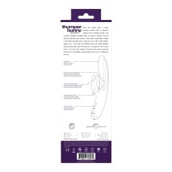 VeDo Thumper Bunny Rechargeable Dual Vibe - Deep Purple