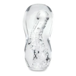 ZOLO Gripz Wavy Stroker - Clear